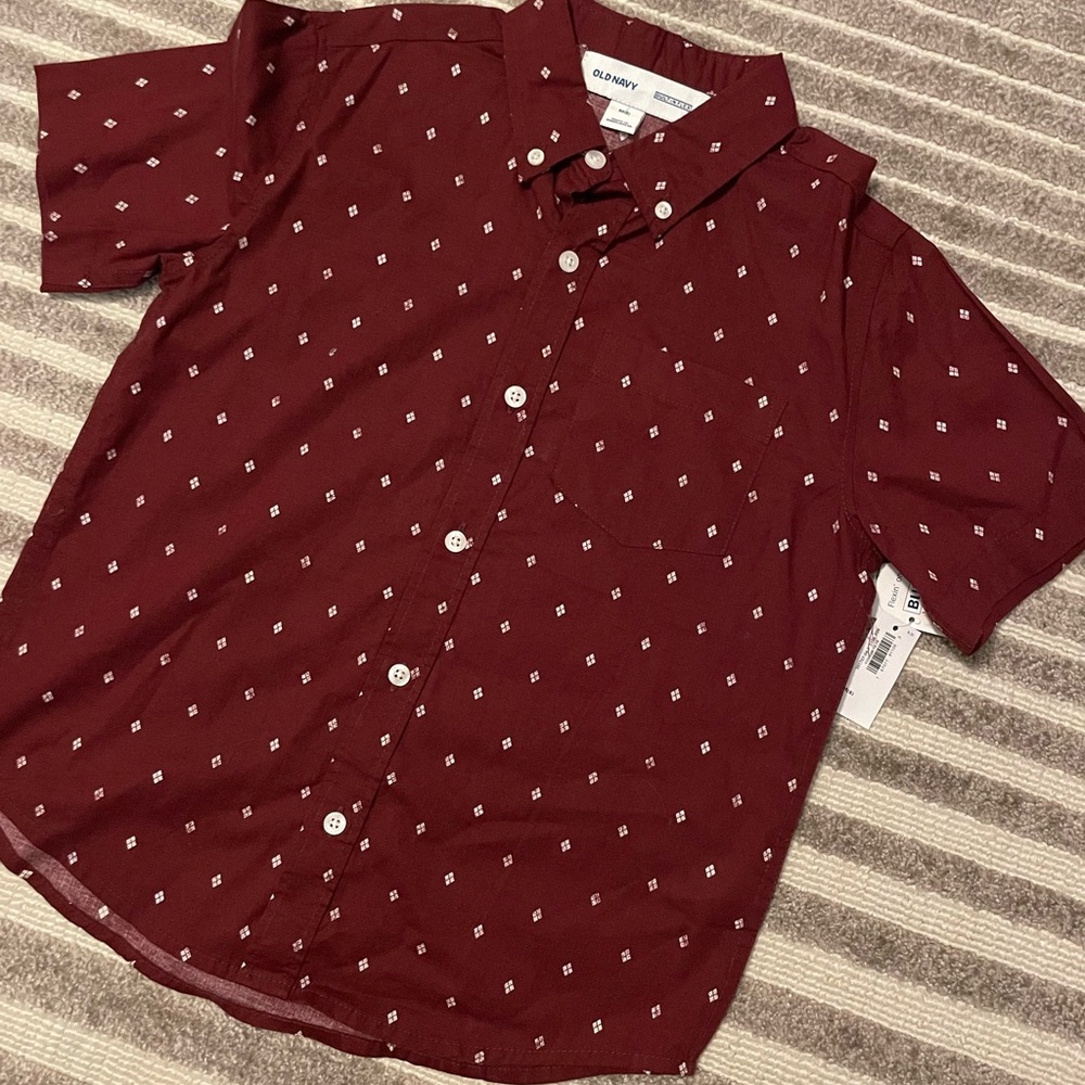 NEW Old Navy boys button up